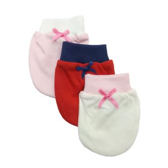 Royal 100 Soft & Warm Cotton Mittens & Booties For Baby Kids(Pack Of 3)