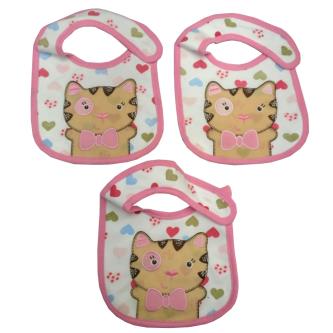 Royal 100 Soft Cotton Bibs For Baby Kids (Pack of 3)