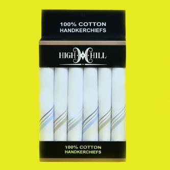 High Hill Handkerchief For Men (Pack Of 6)