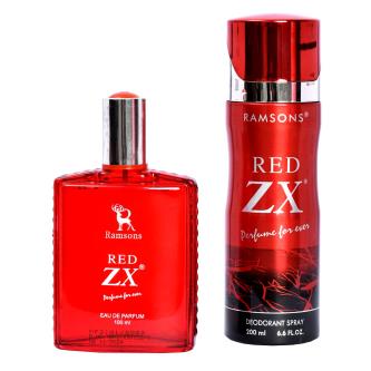 Ramsons Red ZX Deodorant & Eau De Perfume Gift Set For Men & Women (100ML & 200ML)