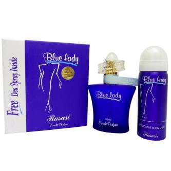 Rasasi Blue Lady Perfume With Free Deo For Women(40ML)