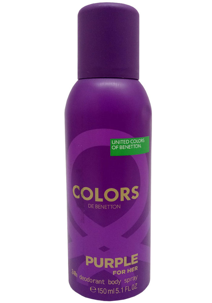 United Colors of Benetton Colors Purple Deodorant Body Spray (150ML)