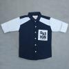 Navy Blue, White