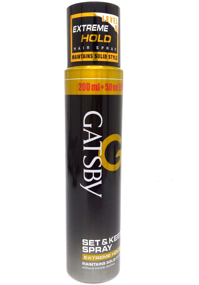 Gatsby set and Keep Spray Extreme Hold Spray (250ML)