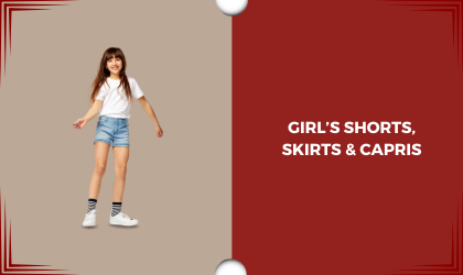 Girl's Skirts, Shorts & Capris