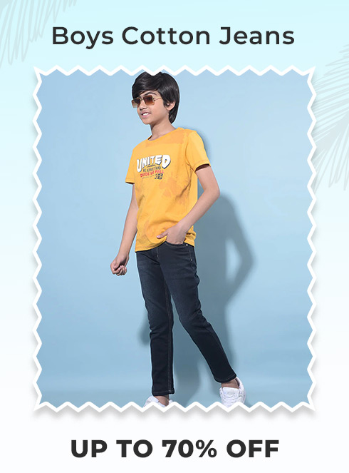Boys Cotton Jeans