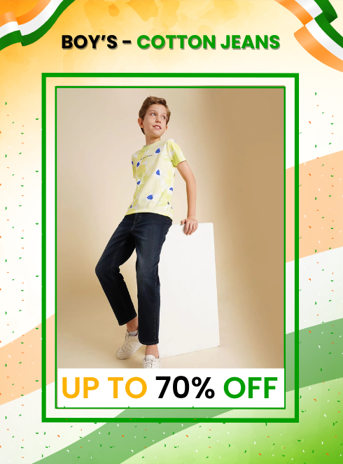 Boys Cotton Jeans