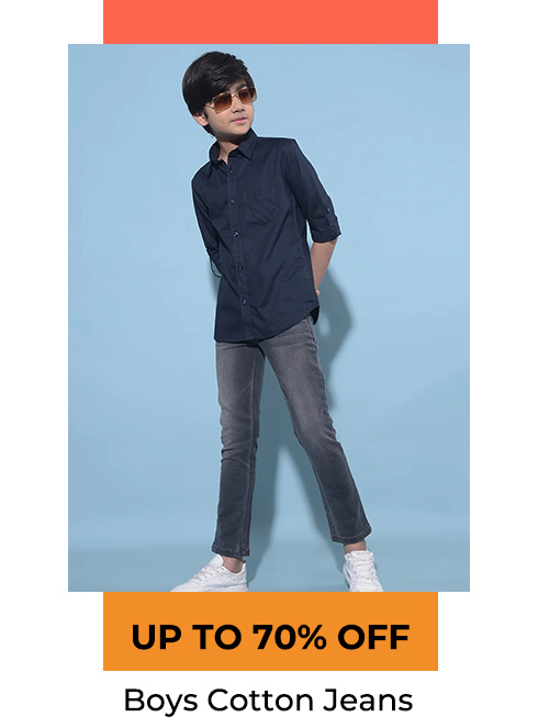 Boys Cotton Jeans