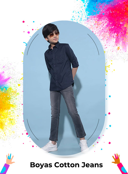 Boys Cotton Jeans