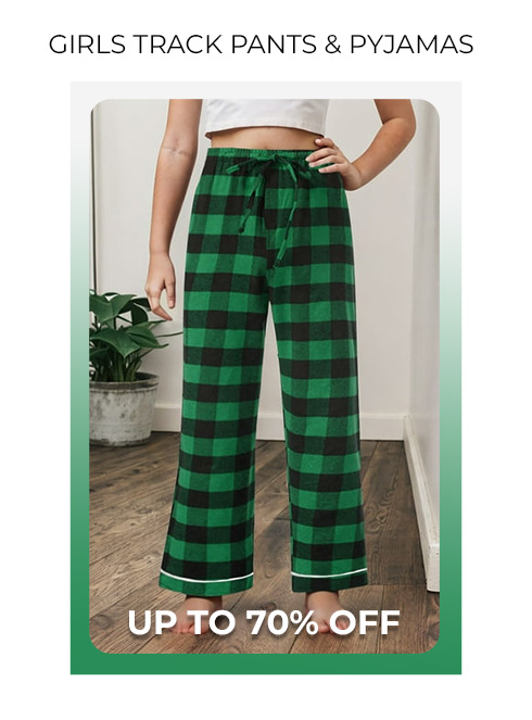 Girls Track Pants & Pyjamas