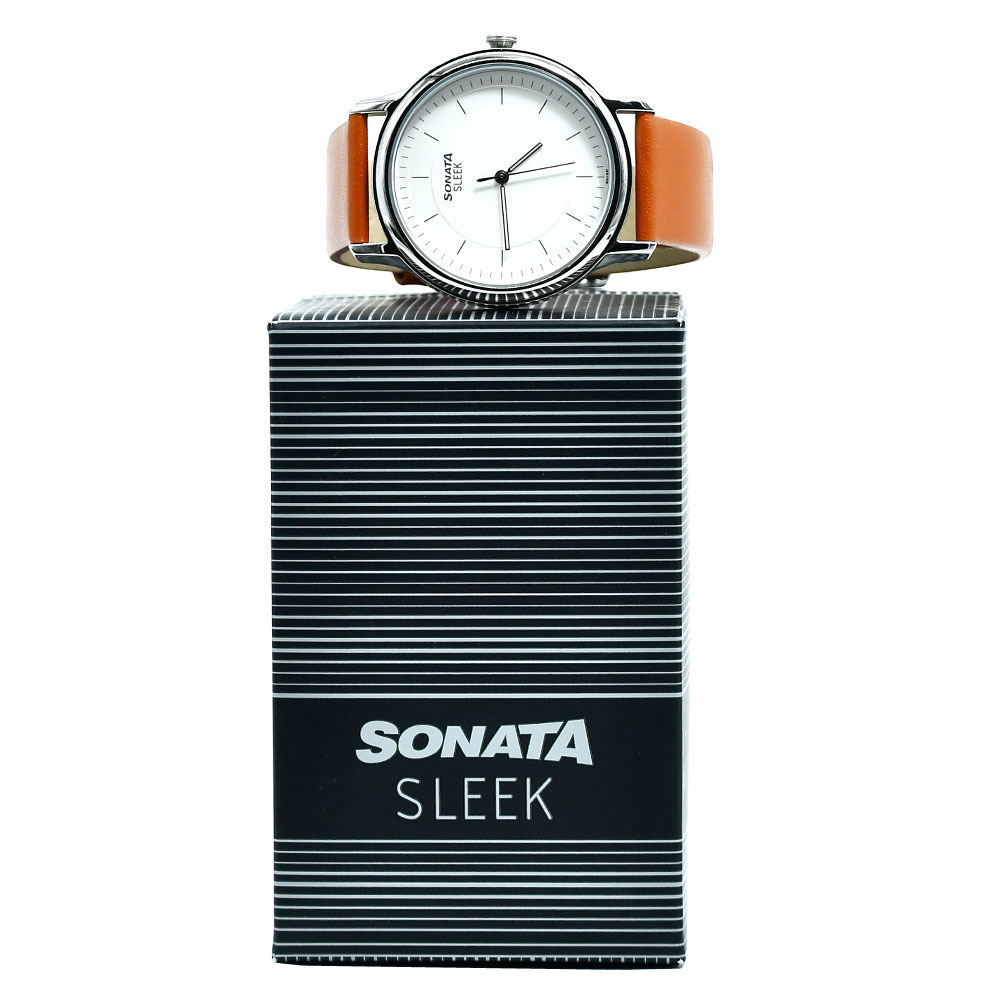 Buy Sonata NP7131SM02 Sleek Analog Watch for Men at Best Price @ Tata CLiQ