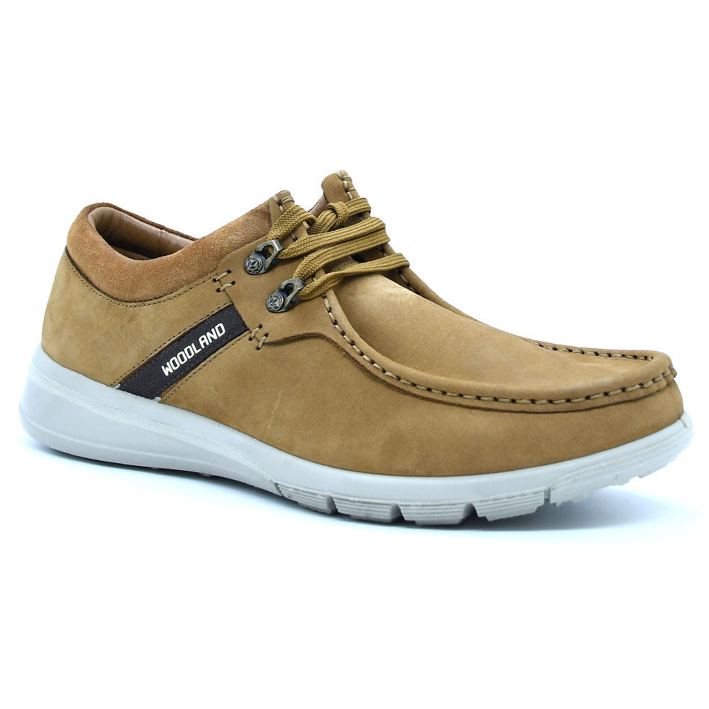 Buy WOODLAND Mens Leather Lace up Casual Shoes | Shoppers Stop