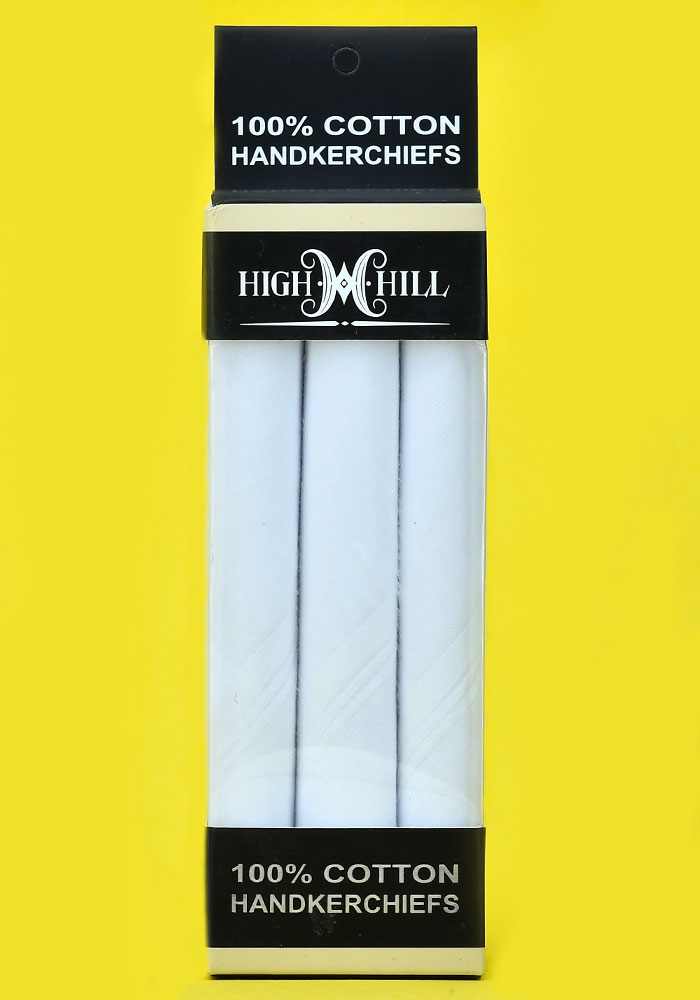 High Hill Handkerchief For Men (Pack Of 3)