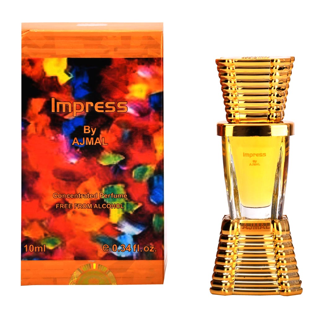Ajmal Impress Concentrated Perfume Free From Alcohol Attar for Men (10ML)