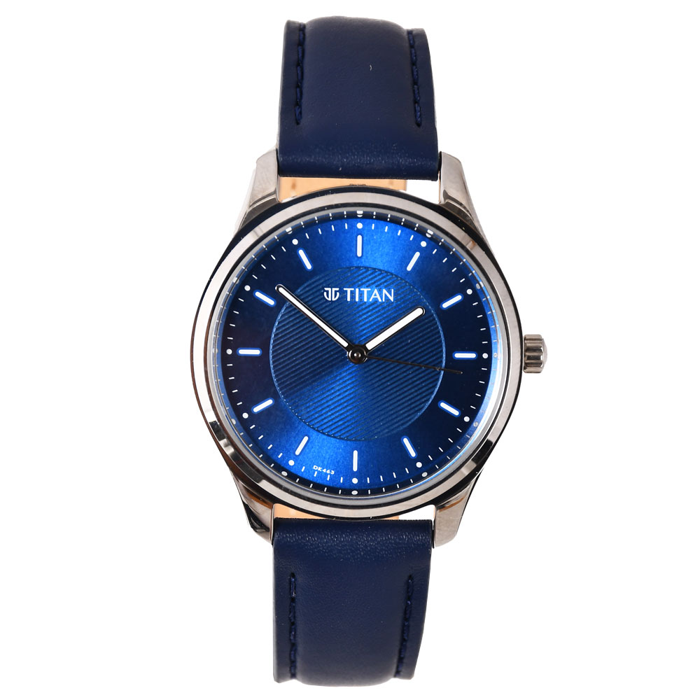 Titan Ladies Neo Economy Analog Blue Dial Watch For Women