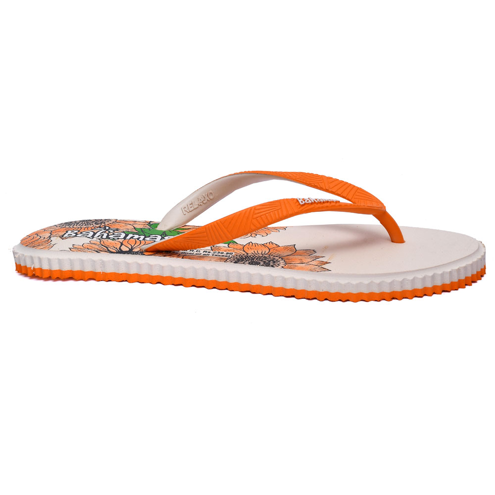 Rubber Bahamas BHL 101 Women Flip Flop Slippers, Size: 3-8 at Rs  179.50/pair in Bahadurgarh