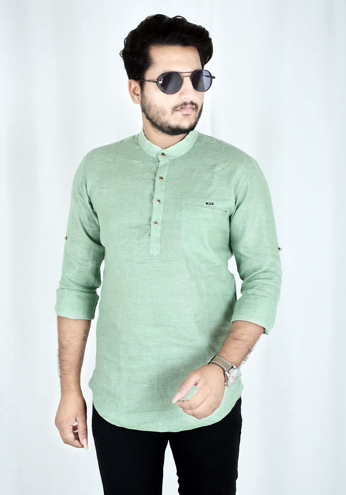Wave Shirt Style Kurta For Men
