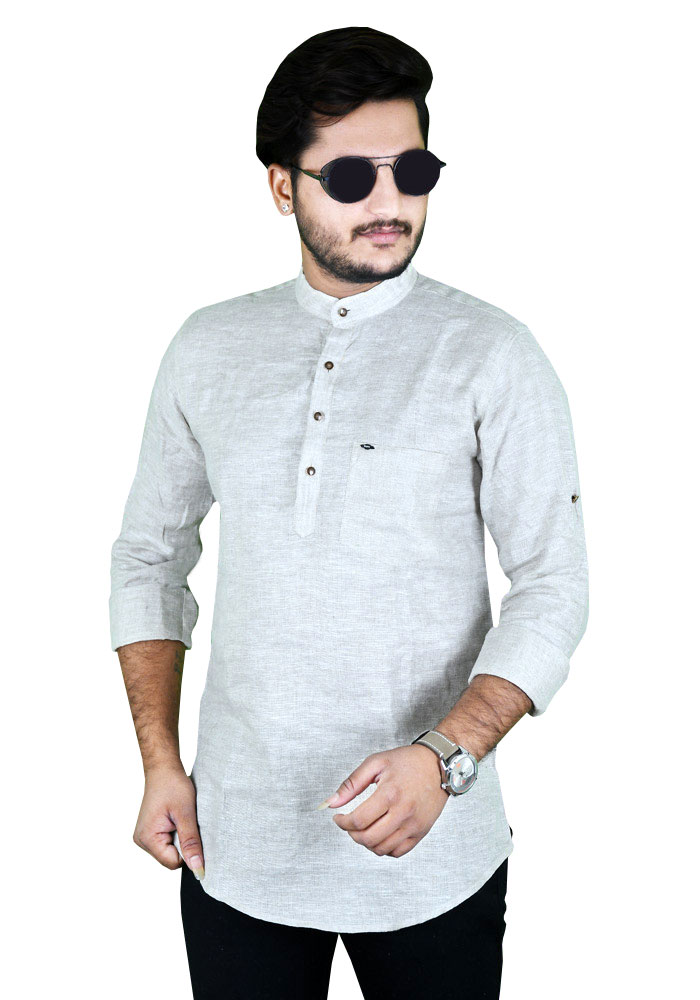 Wave Shirt Style Kurta For Men