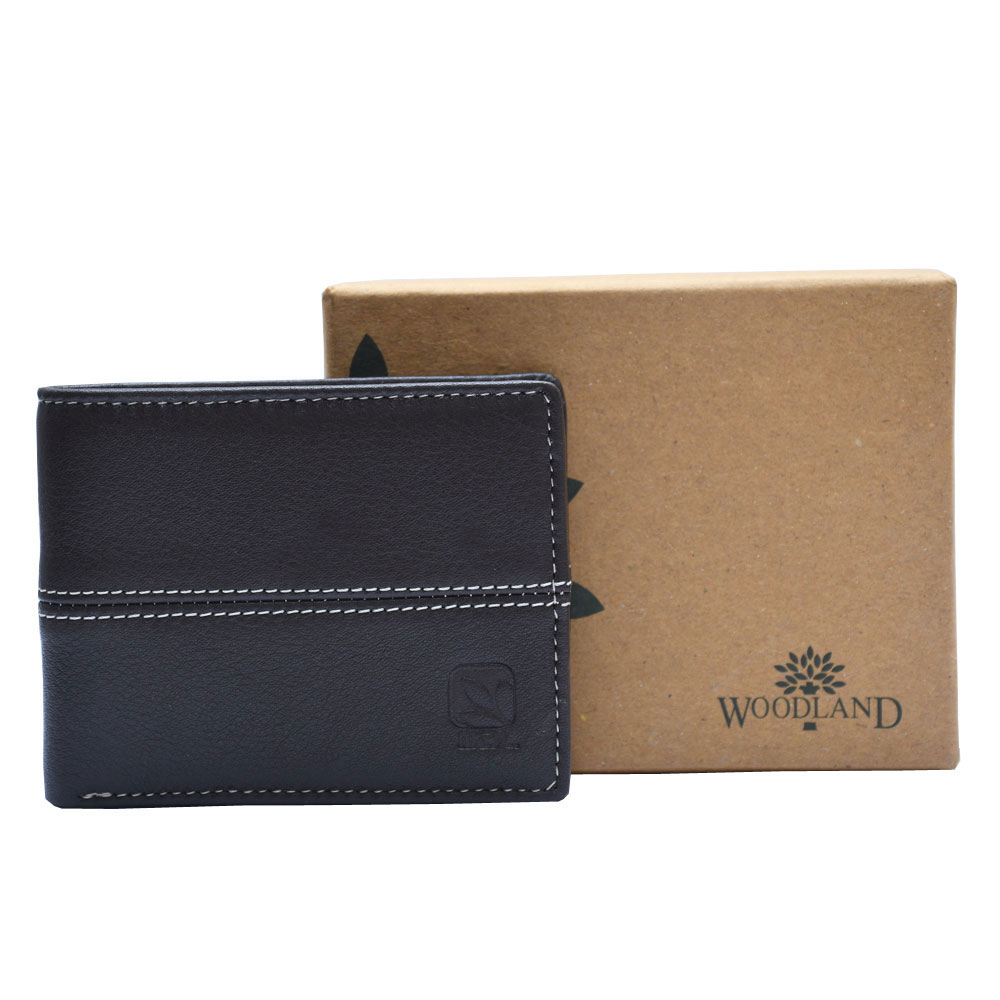 WOODLAND Stylish Black Men's 100% Genuine Leather Wallet For Gift For Your  Beloved Ones in Alappuzha at best price by Cheeramath Boot Palace - Justdial