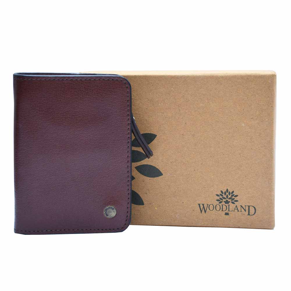 Buy VINIK Woodland Men's Genuine Leather Wallet - Dark Brown at Amazon.in