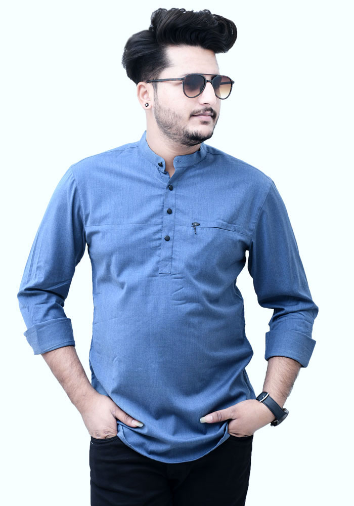 Regen Club Shirt Style Kurta For Men