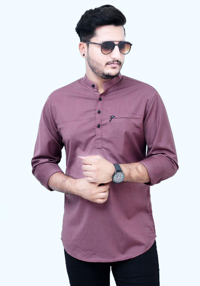 Regen Club Shirt Style Kurta For Men