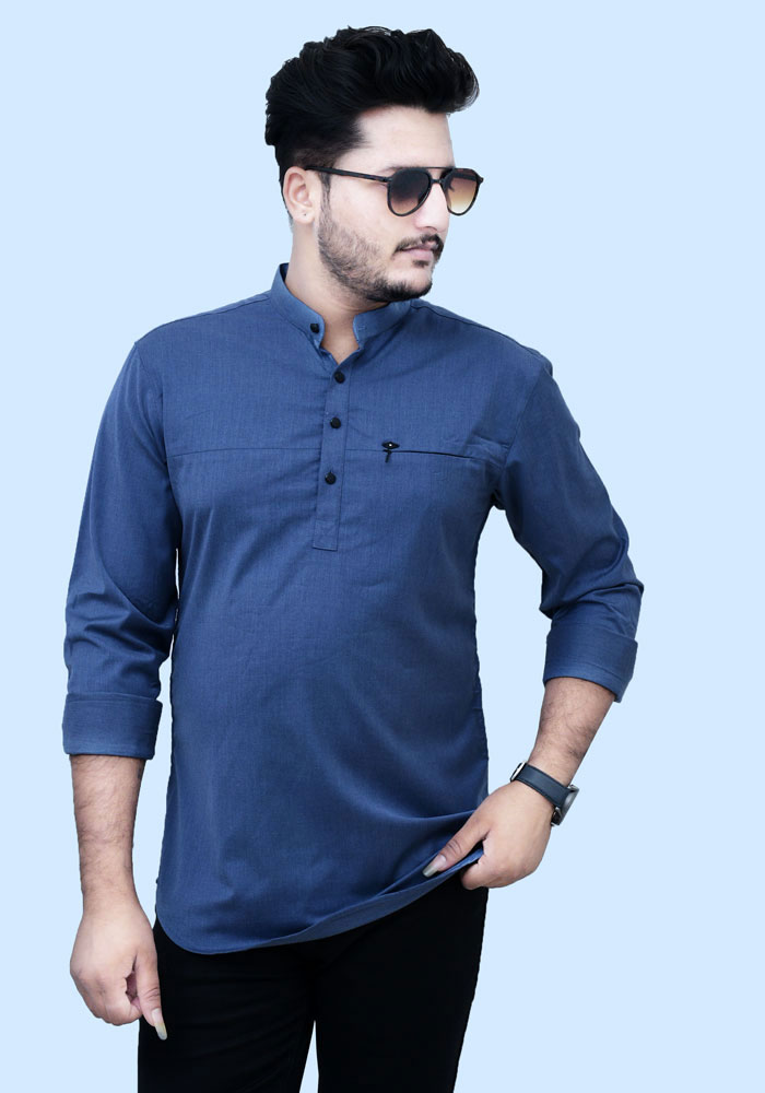 Regen Club Shirt Style Kurta For Men