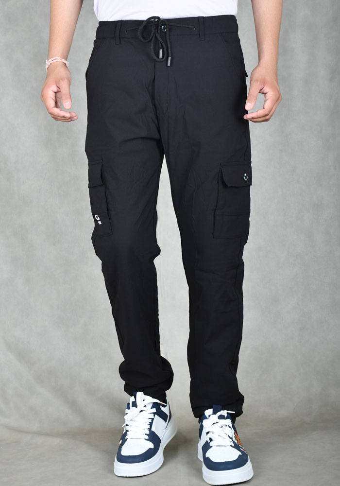 Black Wine Track Pant For Men