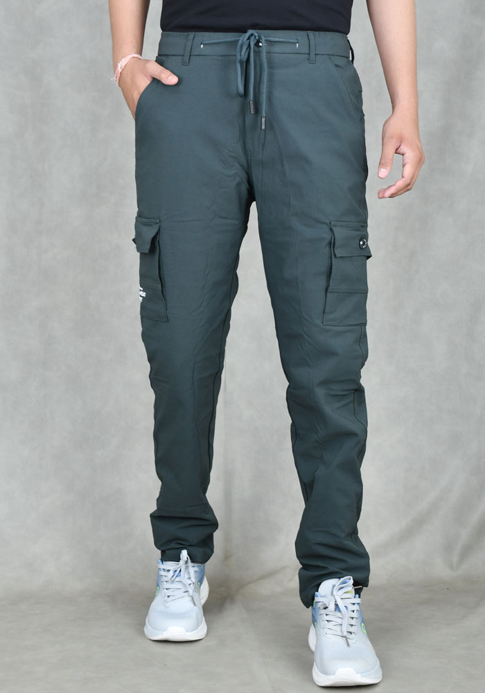 Black Wine Track Pant For Men