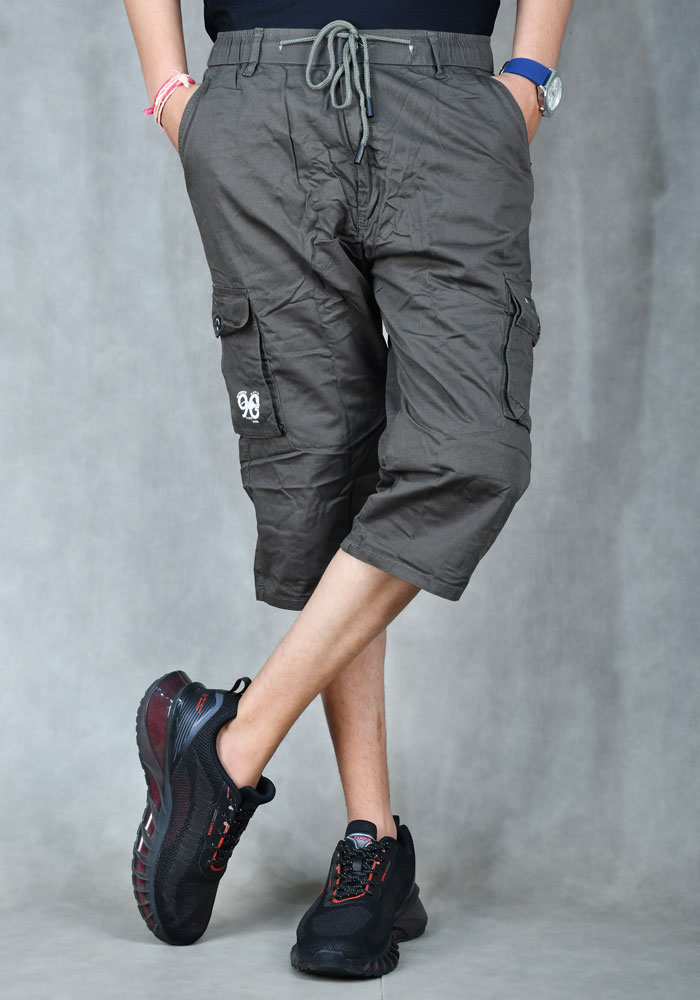 Black Wine Capri For Men