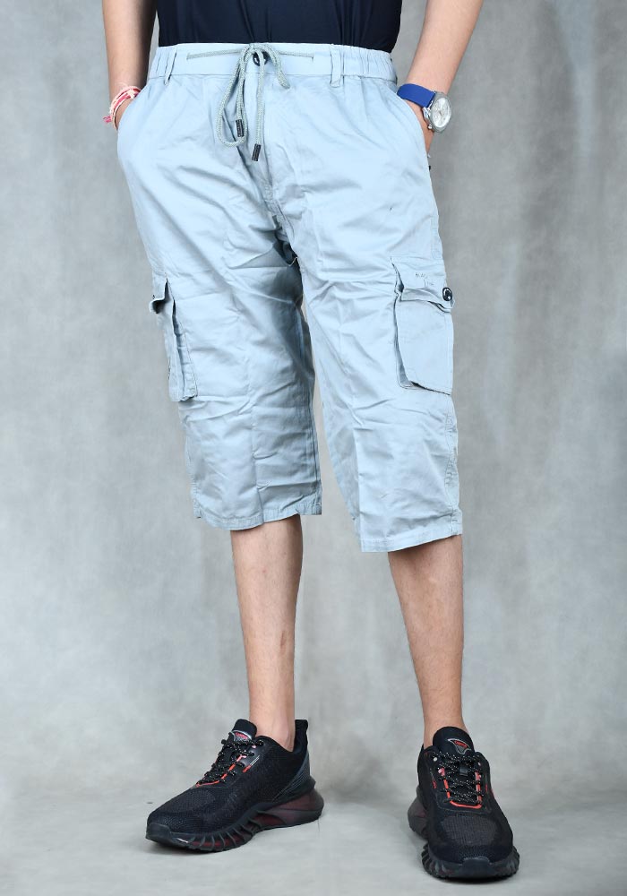 Black Wine Capri For Men