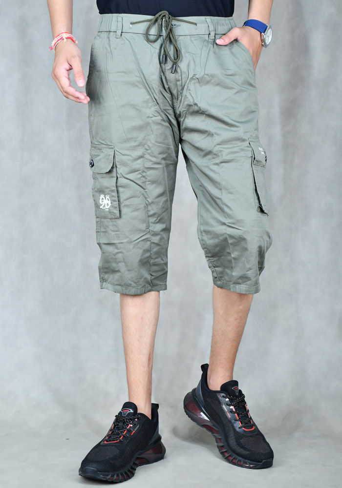 Black Wine Capri For Men