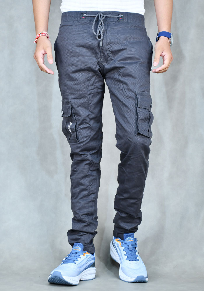 Black Wine Track Pant For Men