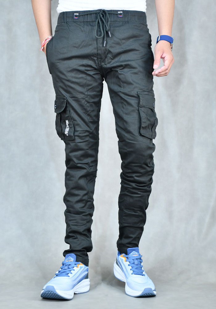 Black Wine Track Pant For Men
