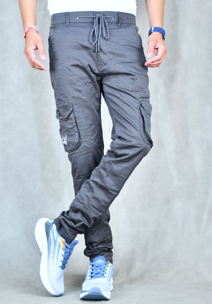 Black Wine Track Pant For Men