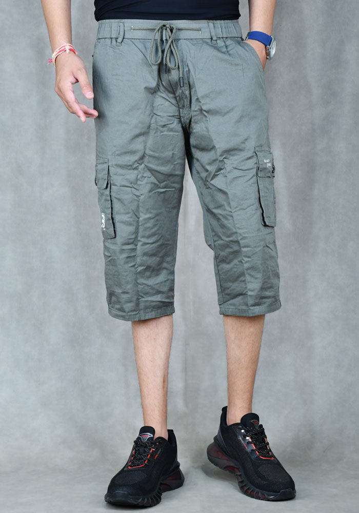 Black Wine Capri For Men