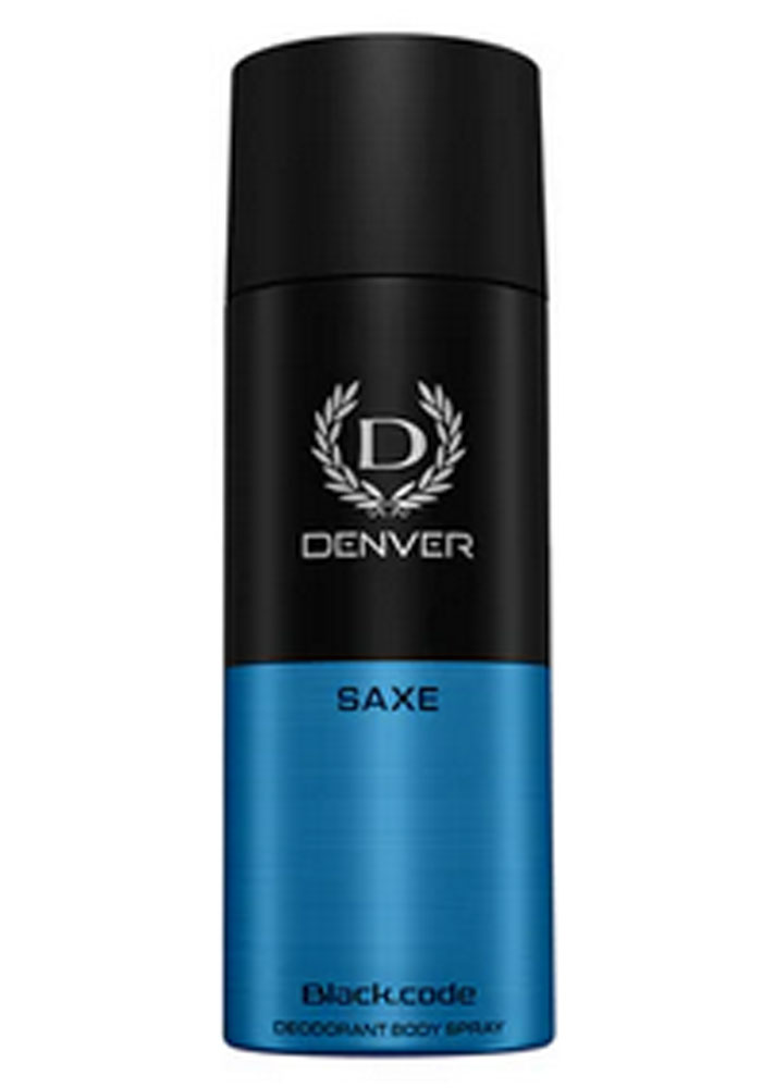Denver Saxe Black Code Deodorant Body Spray For Men (150ML)