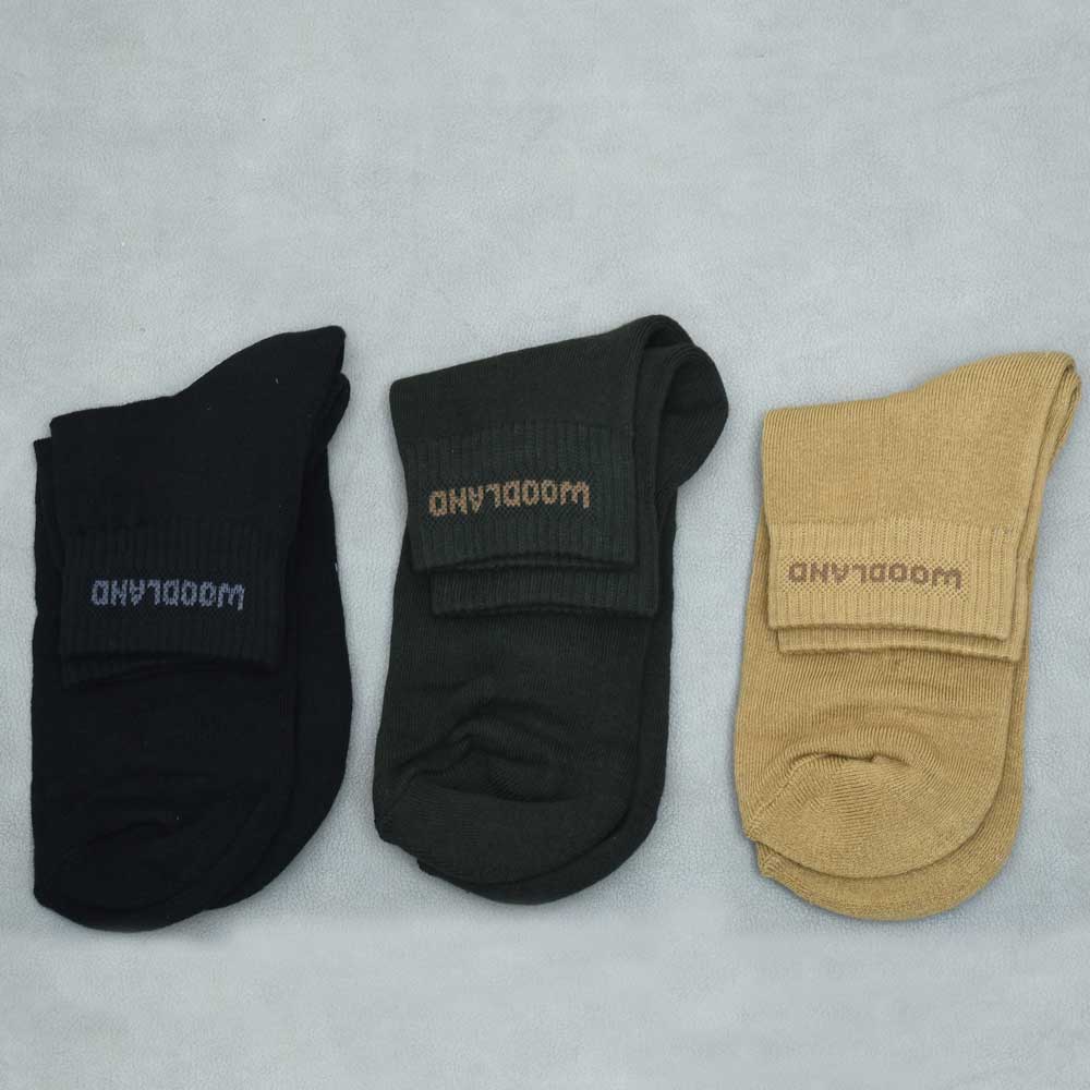 Woodland Ankle Length Socks For Men (Pack Of 3)