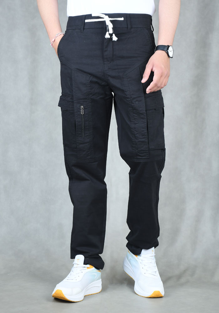 Black Wine Track Pant For Men
