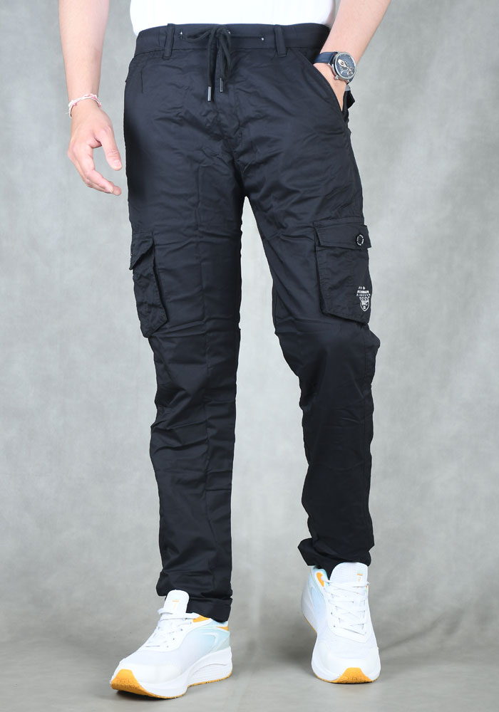 Black Wine Track Pant For Men