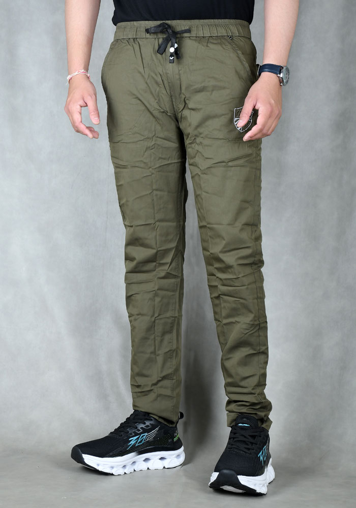 Black Wine Track Pant For Men