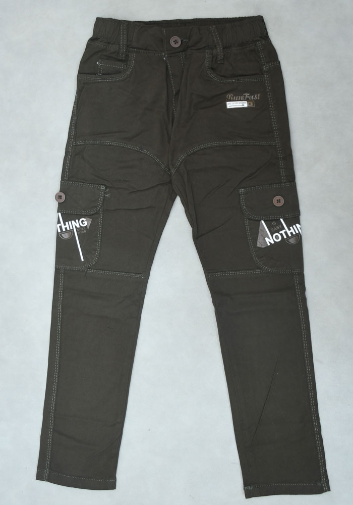 Little Sailor Cotton Jeans For Boys