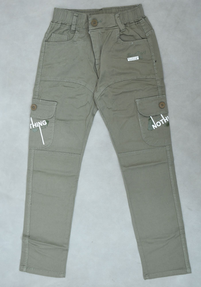 Little Sailor Cotton Jeans For Boys