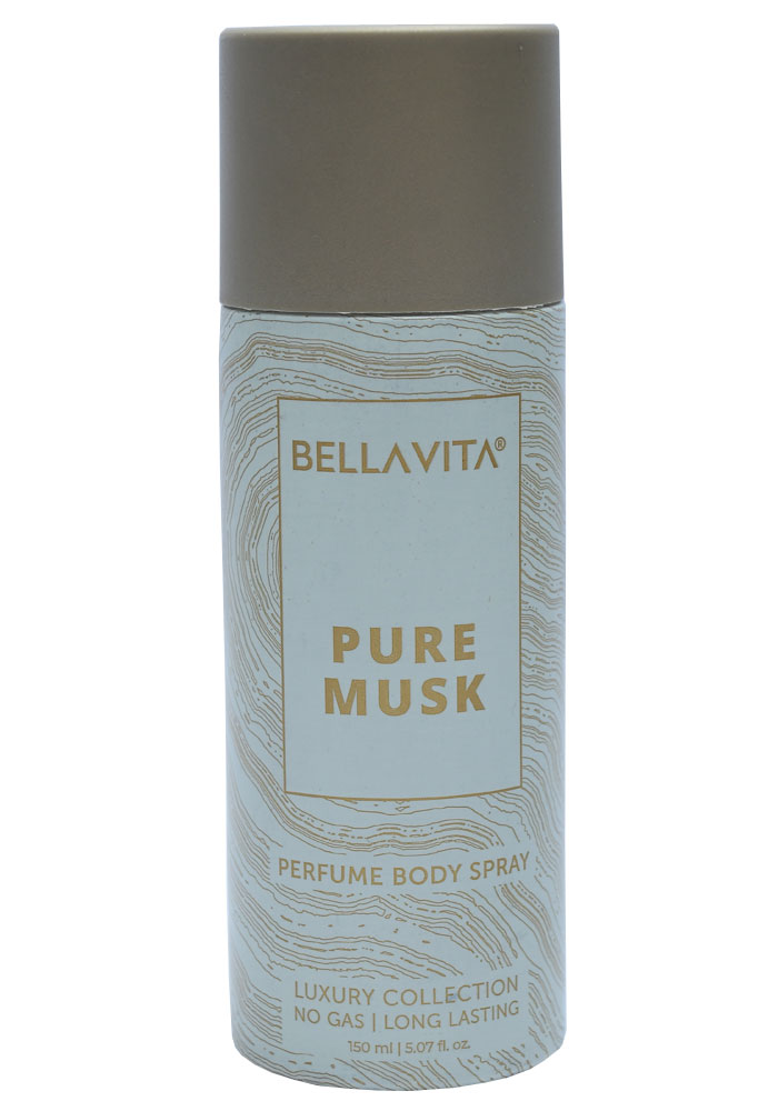 Bellavita Pure Musk Deodorant Body Spray For Men (150ML)