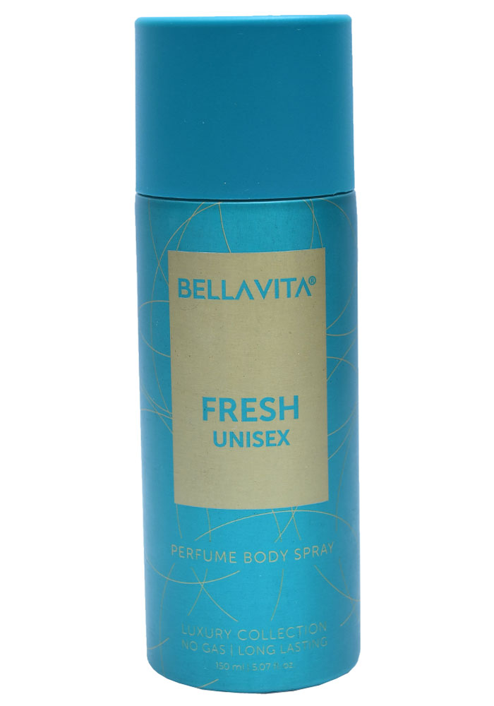 Bellavita Fresh Unisex Deodorant Body Spray For Men (150ML)