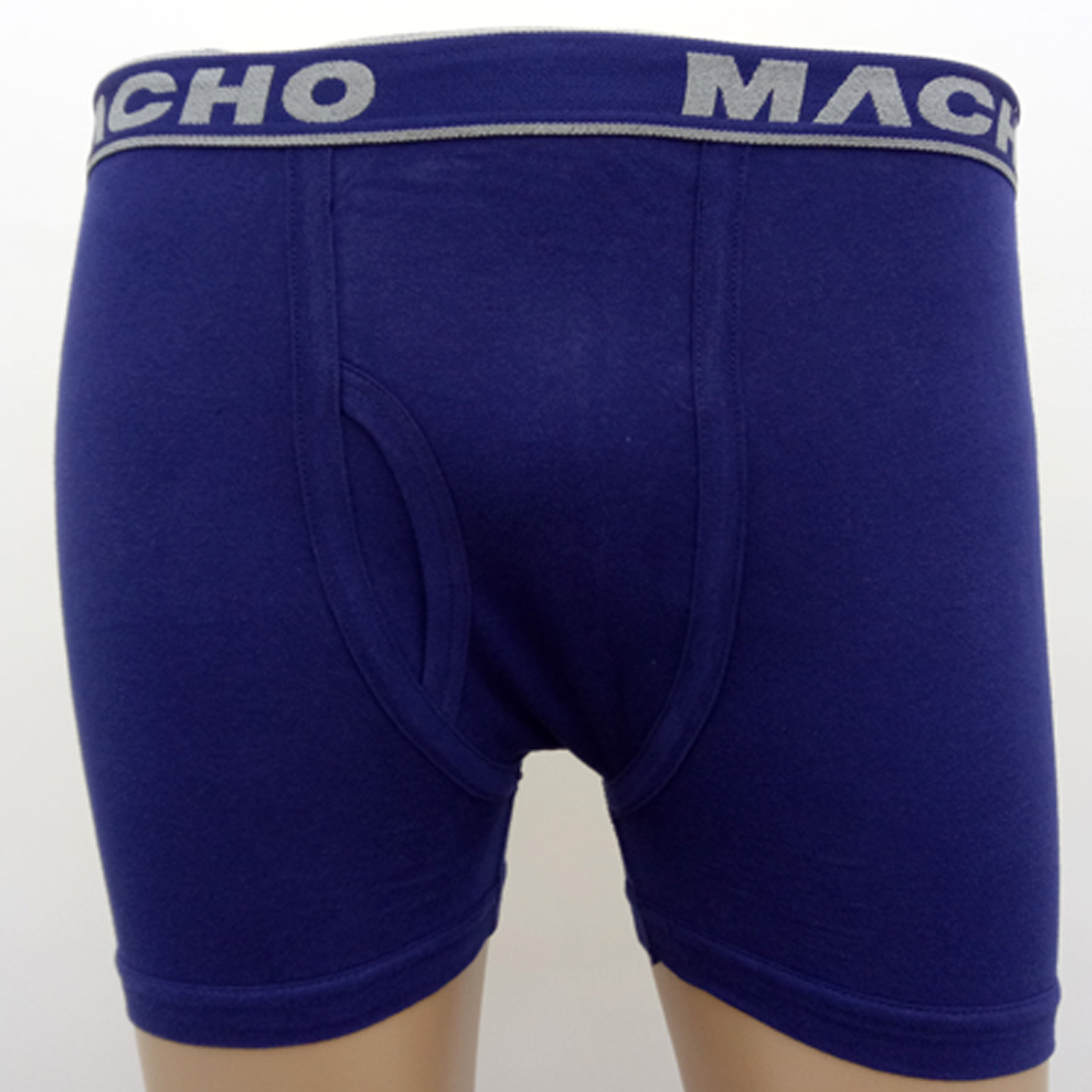 Macho Men`s Plain Long Trunks