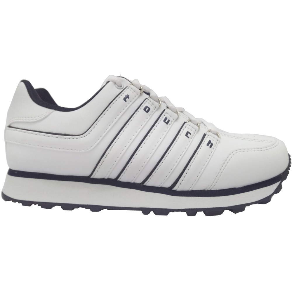 Touch By Lakhani White Sports Shoes For Men