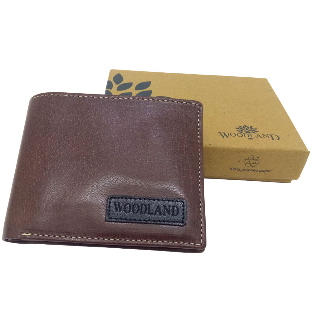 Buy Leather Woodland Wallet for Men Black (SW1586)