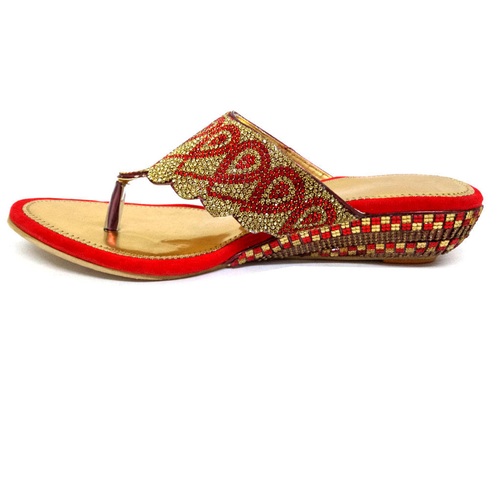 indian size:8 kolhapuri fancy chappal jsmkc0064-Online Shopping-2