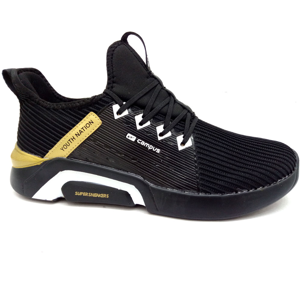 Men Black Campus Sports Shoes, Size: 7 at Rs 1499/20' container in New  Delhi | ID: 23173730755